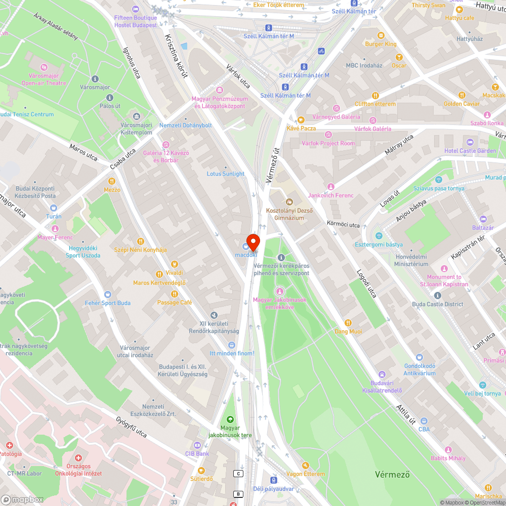 Veszélyes átkelés bejelentés helye