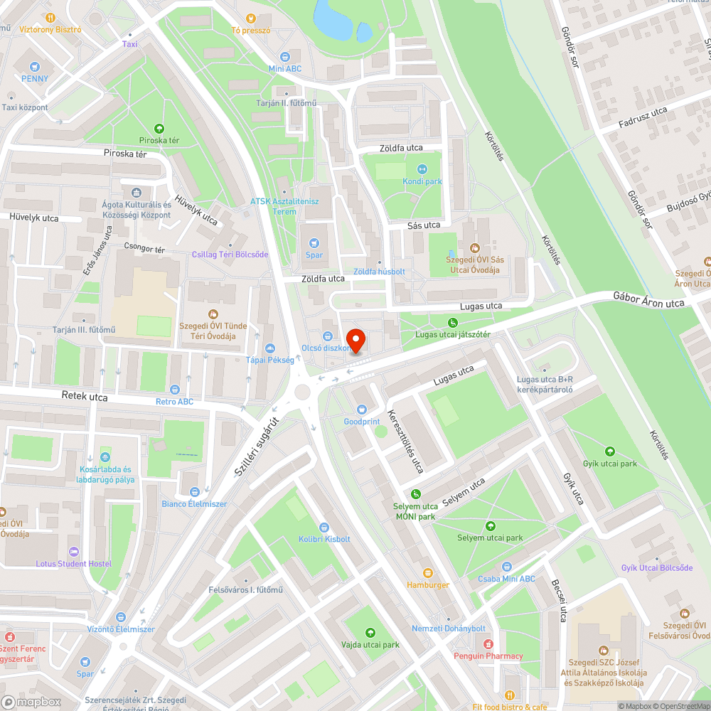 Eldugult víznyelő - Lugas utca 2. (Csillag tér) bejelentés helye