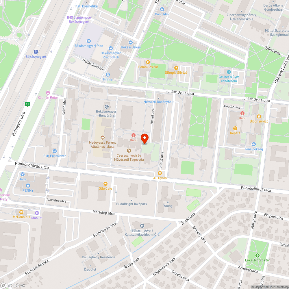 Fahely bejelentés helye