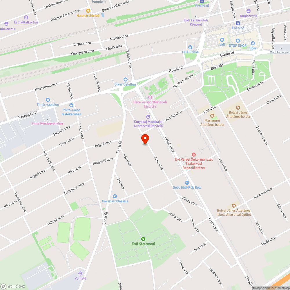 Veszélyes úthiba bejelentés helye