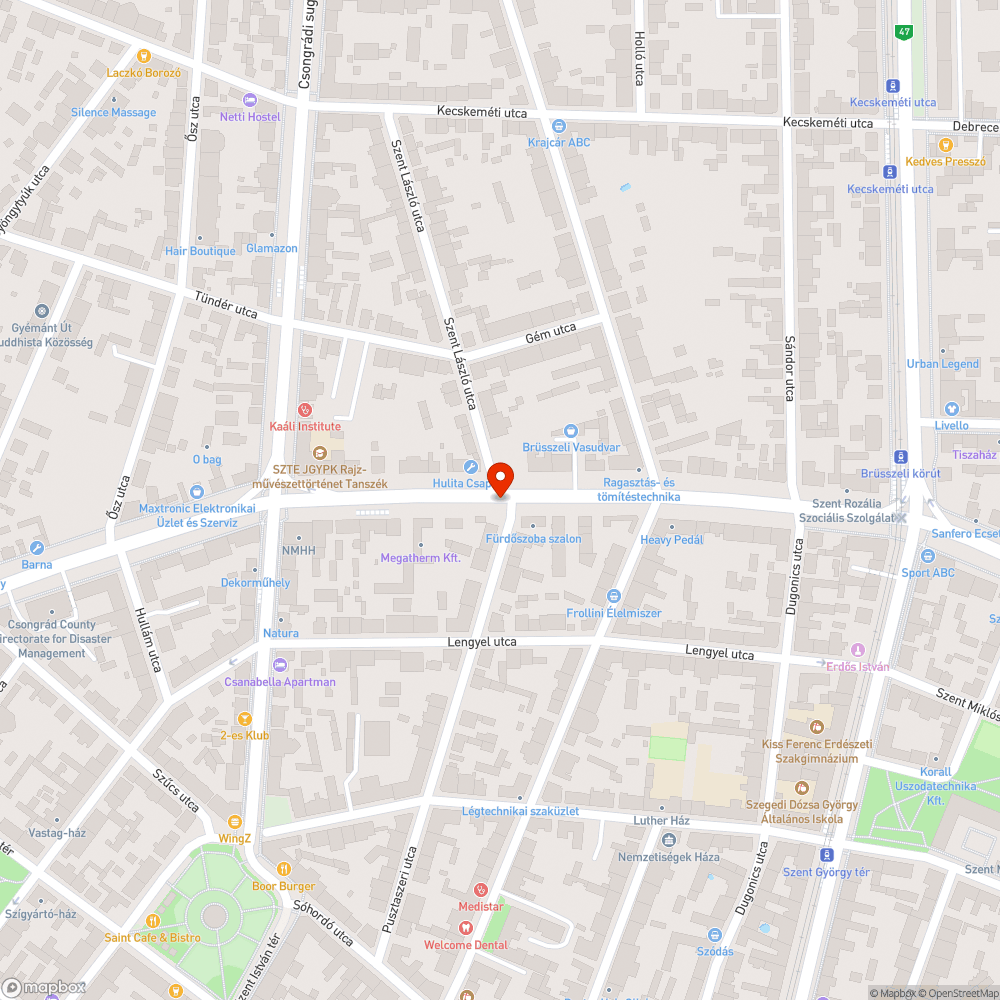 Megsüllyedt burkolatú aknafedél -Brüsszeli krt. és Pusztaszeri utca sarka bejelentés helye