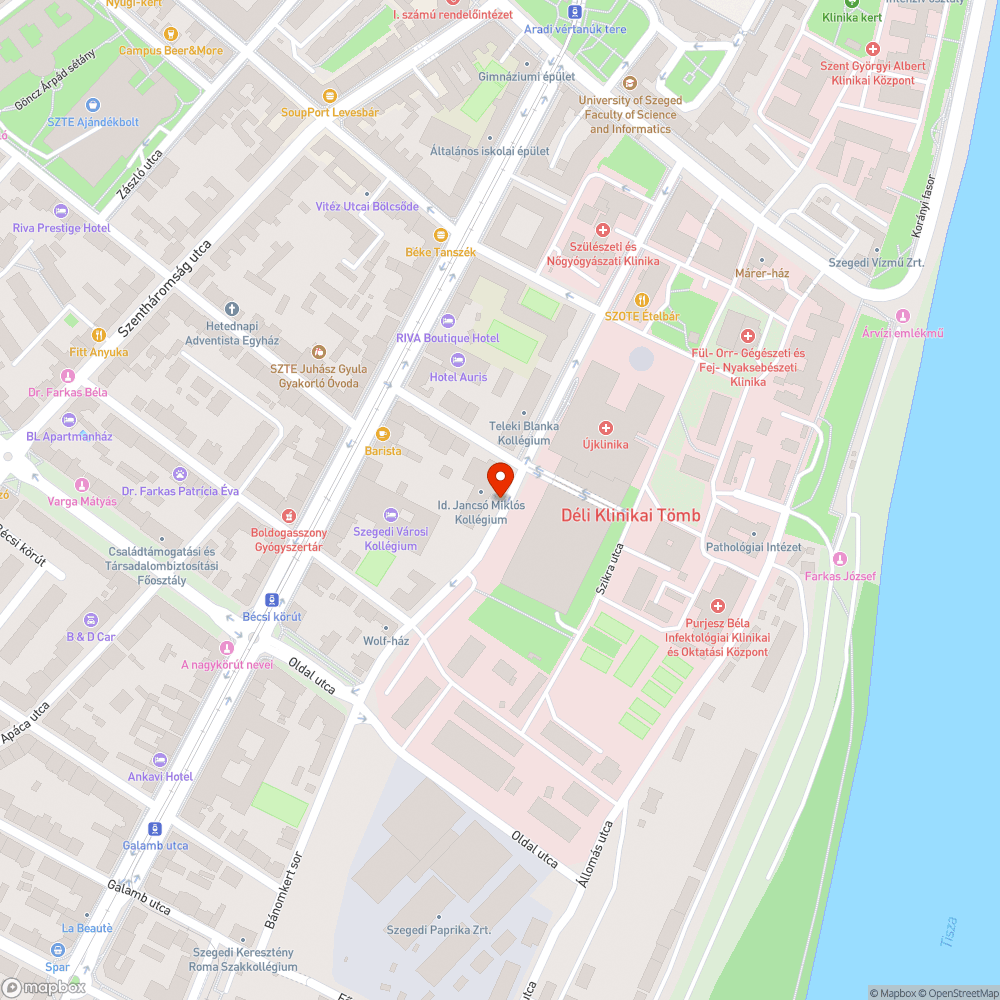 A járda térkövei meglazultak 2.0 - Semmelweis utca 7. (Jancsó kolesz előtt) bejelentés helye