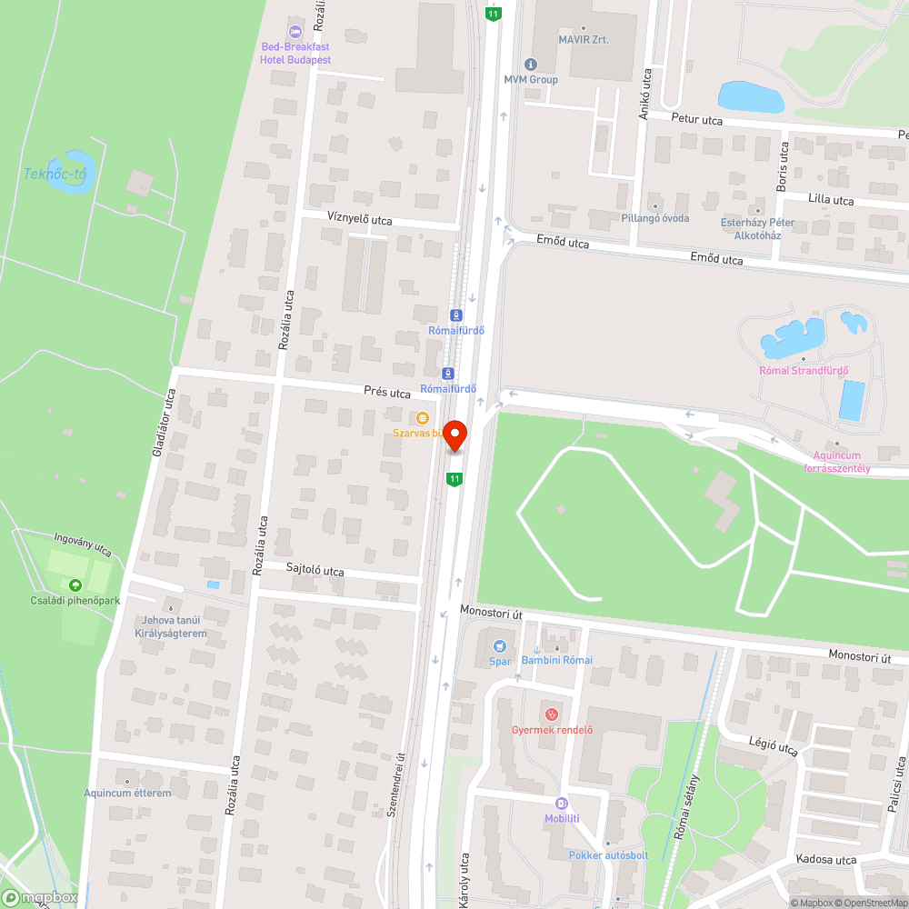 Eldugult víznyelők bejelentés helye