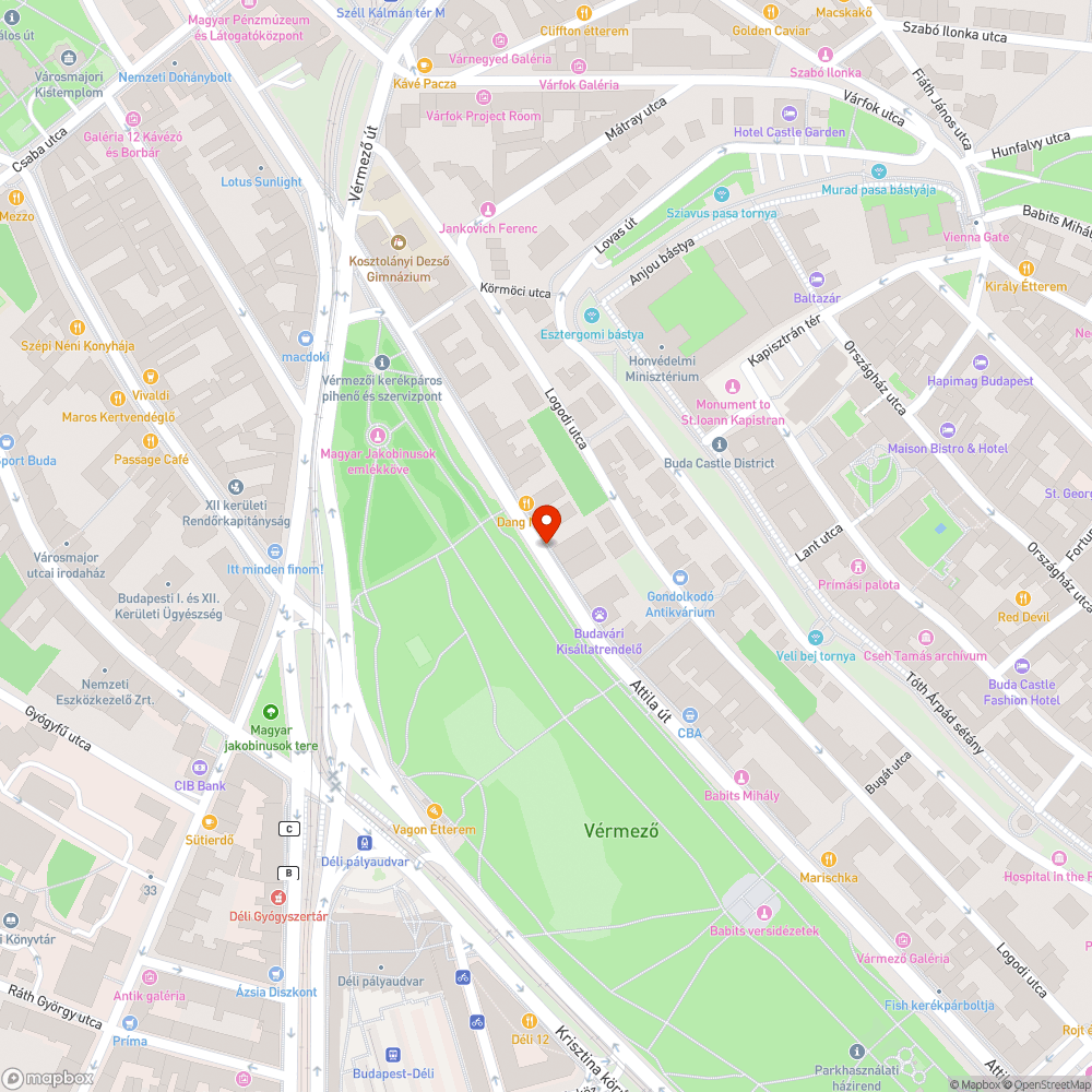 Faverem bejelentés helye