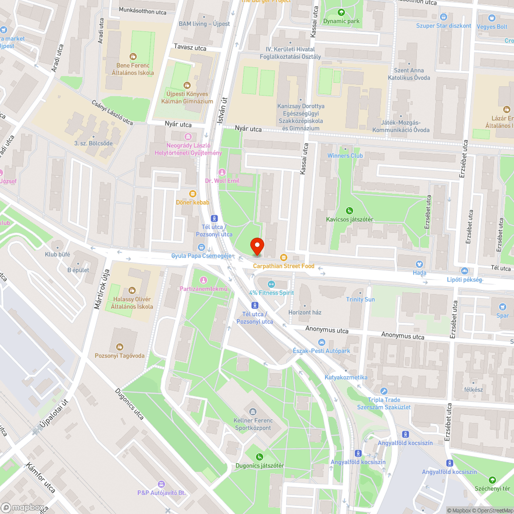 Illegál járdán parkolás bejelentés helye