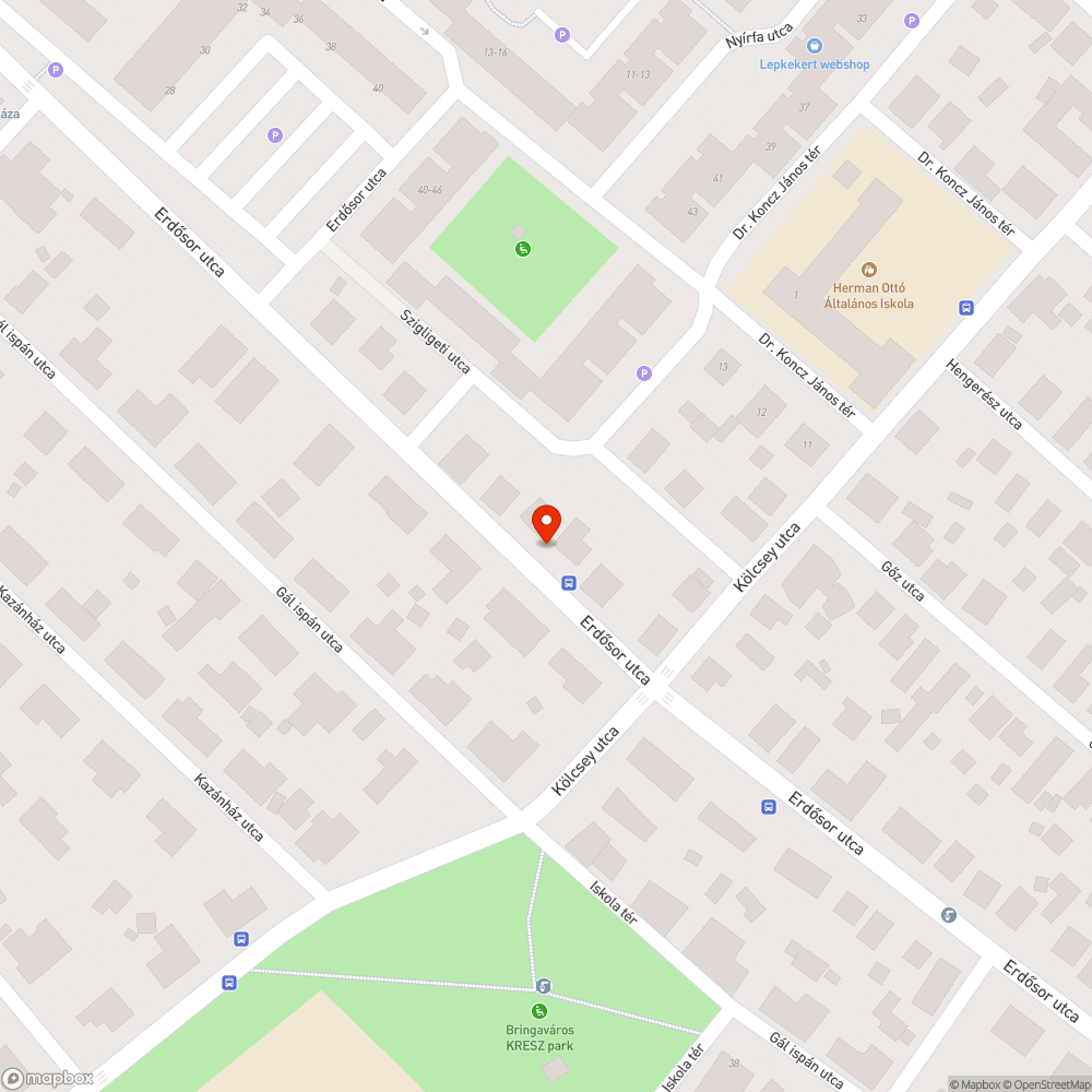 Eldugult víznyelő bejelentés helye