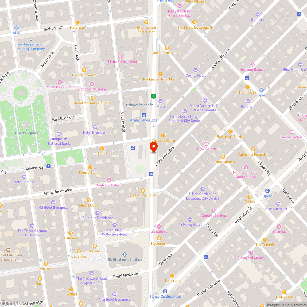 Hiányzó fák a Bajcsy-Zsilinszky úton bejelentés helye