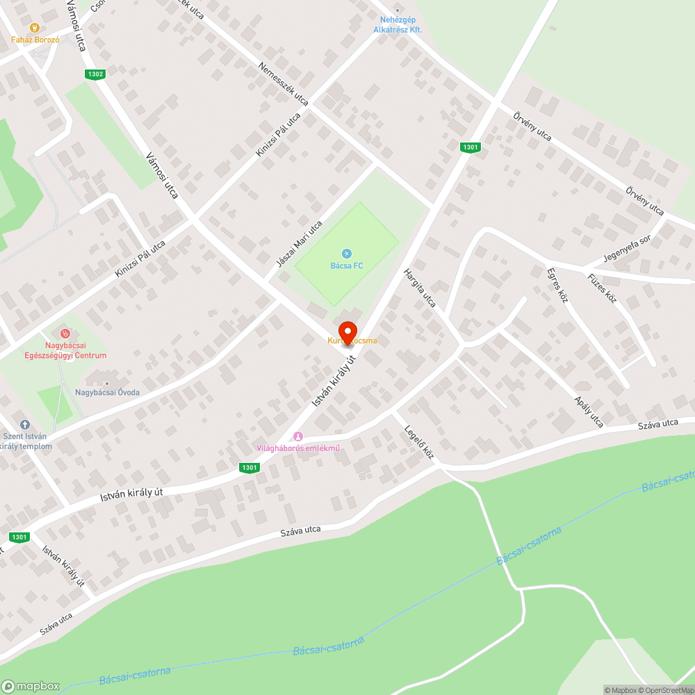 Zebra hiánya bejelentés helye