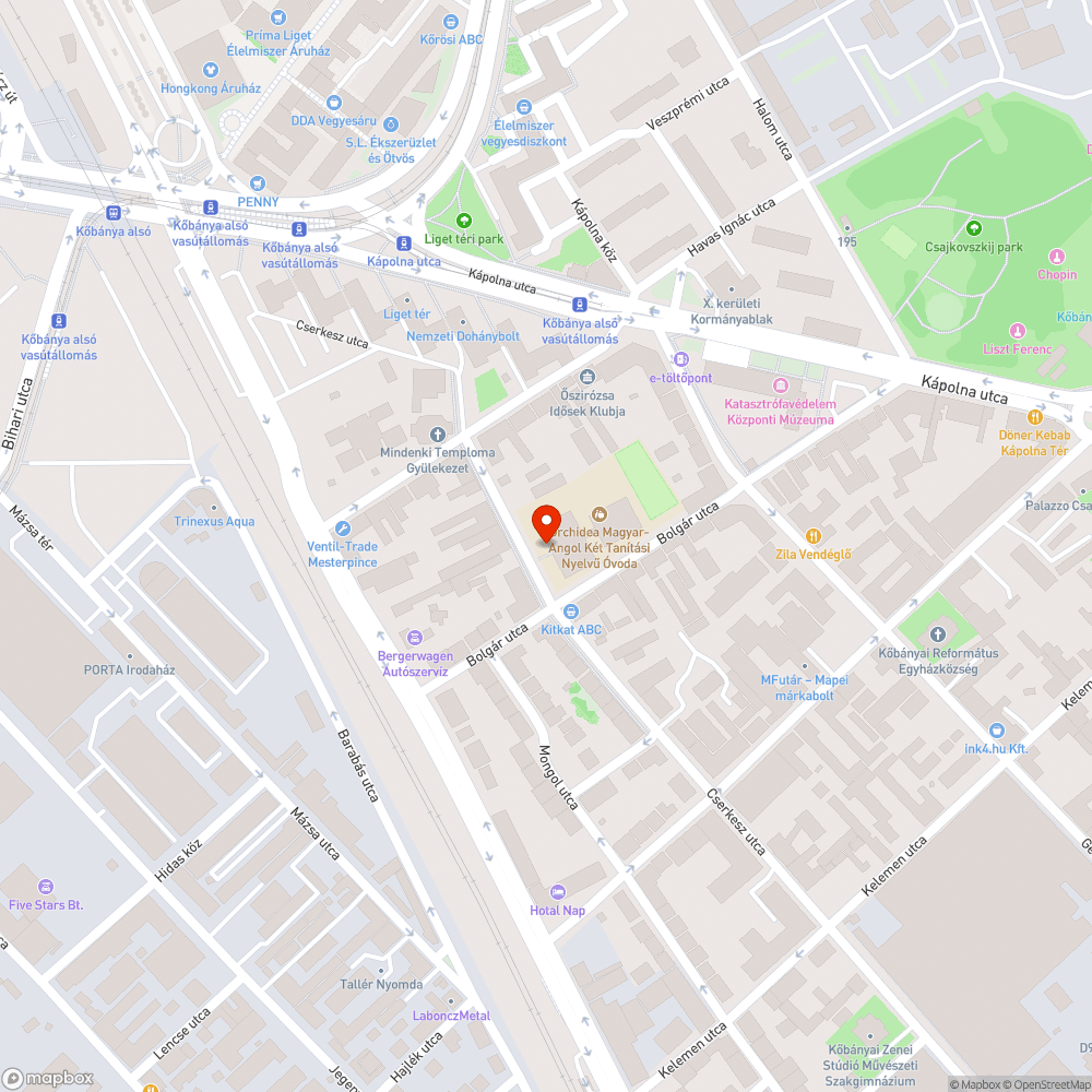 Elhagyott jármű bejelentés helye