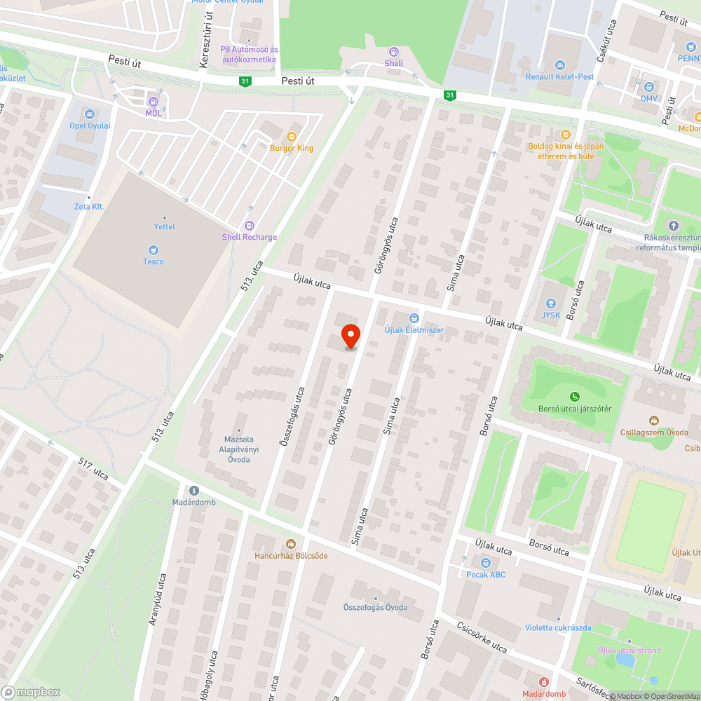 2 szemétkupac bejelentés helye