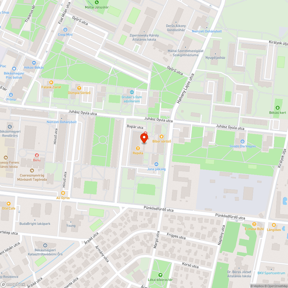 Lejárt bejelentés helye