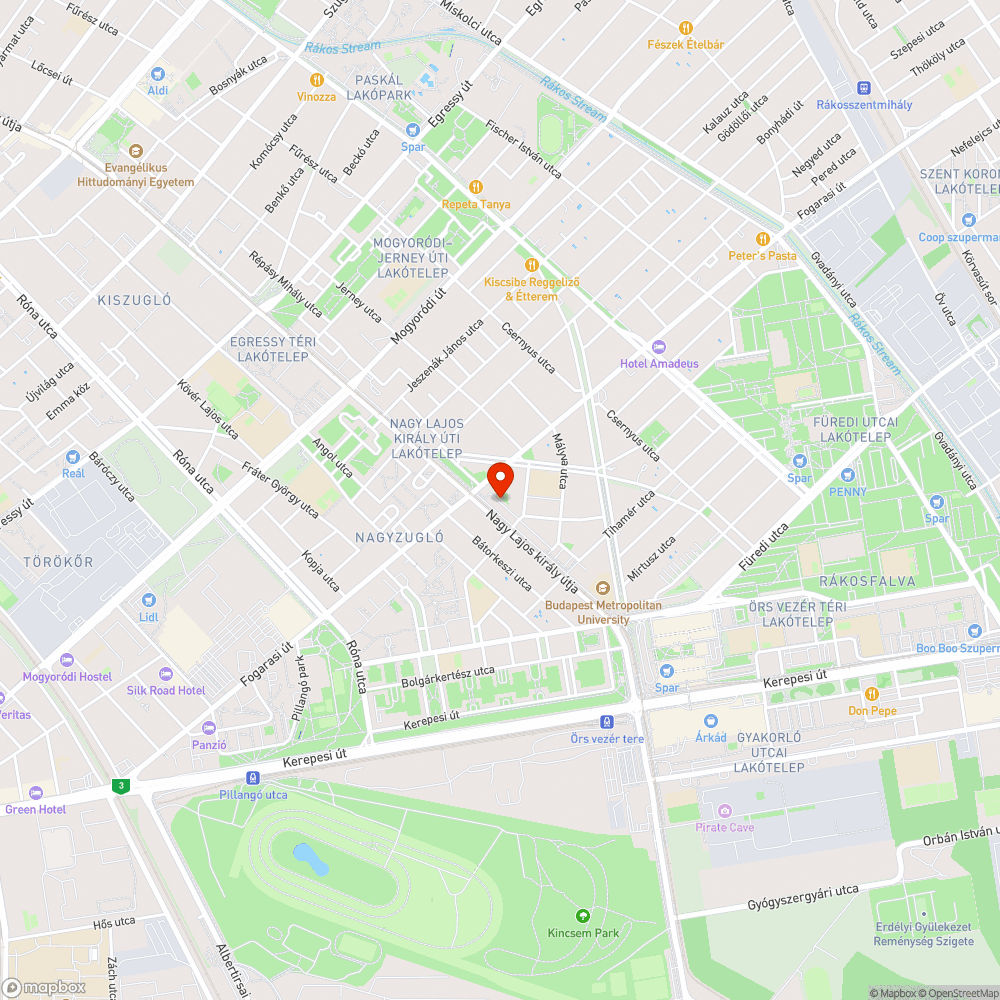 Eldugult víznyelők a zsákutcában bejelentés helye