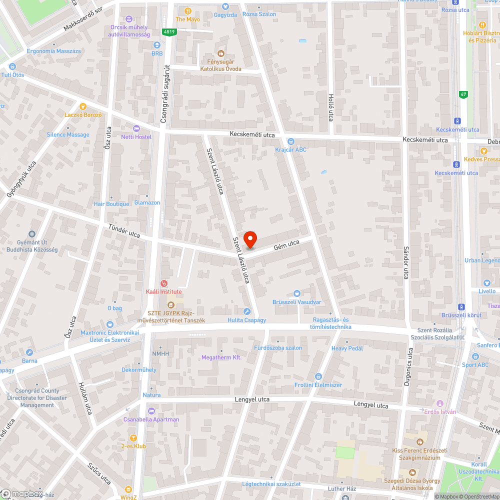 Kapcsolószekrény rom - Gém utca 9. bejelentés helye