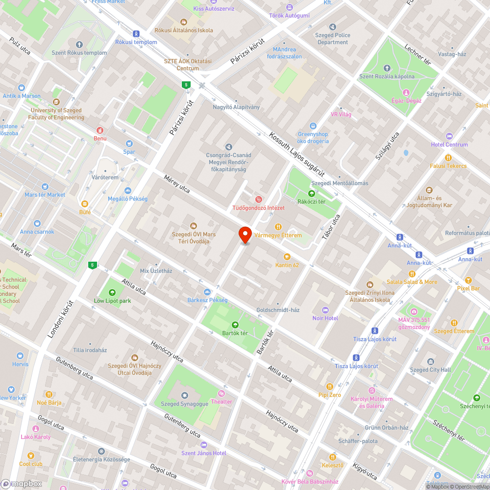 Beton tömb - Török utca 4/b. bejelentés helye