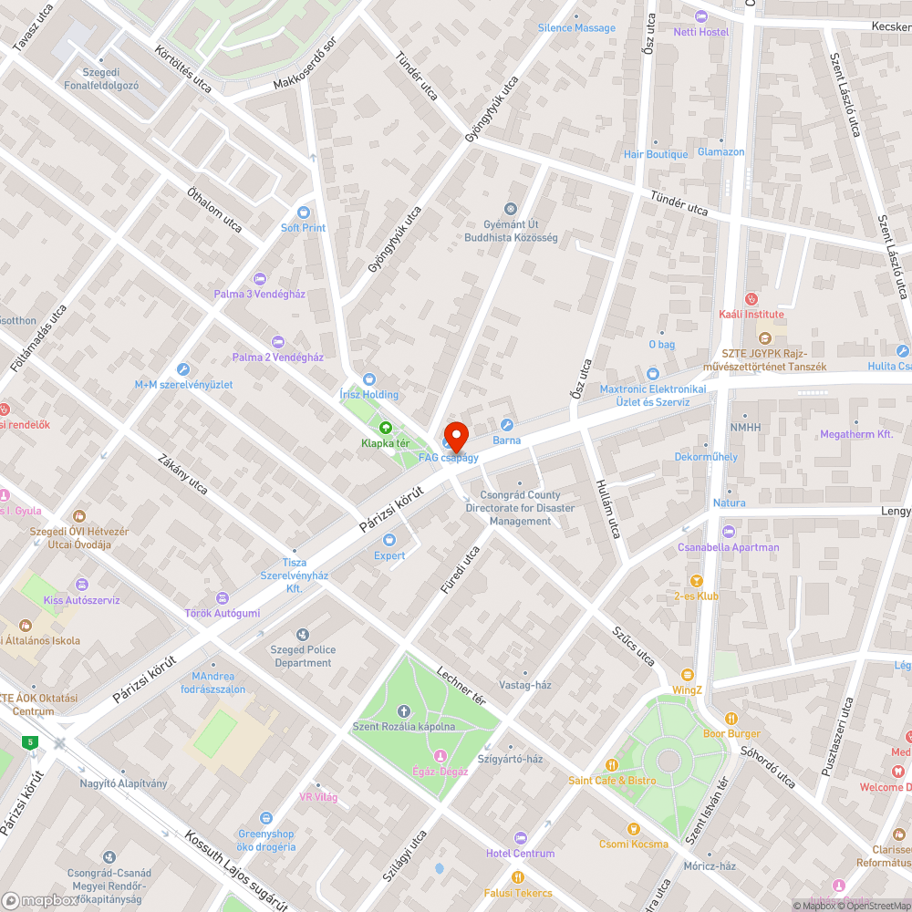 Megdőlt jelzőlámpa - Berlini krt. 19. bejelentés helye