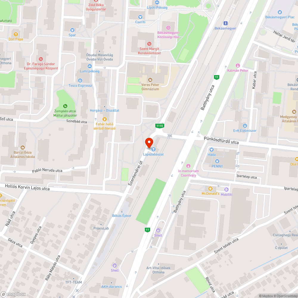 Eldőlt kuka bejelentés helye