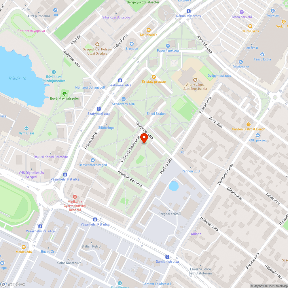 Hamarosan ránkboruló villanyoszlop - Kukovetz Nana utca 12. bejelentés helye