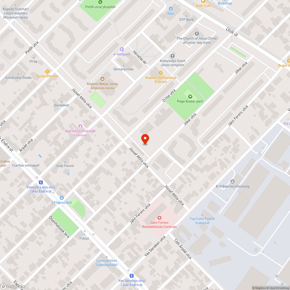 Régóta parkolóban elhagyott jármű bejelentés helye