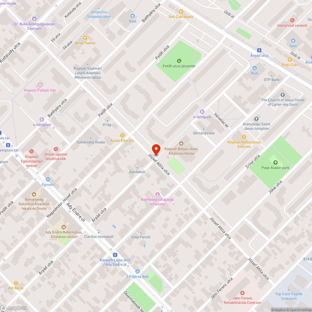 Régóta parkolóban elhagyott jármű bejelentés helye