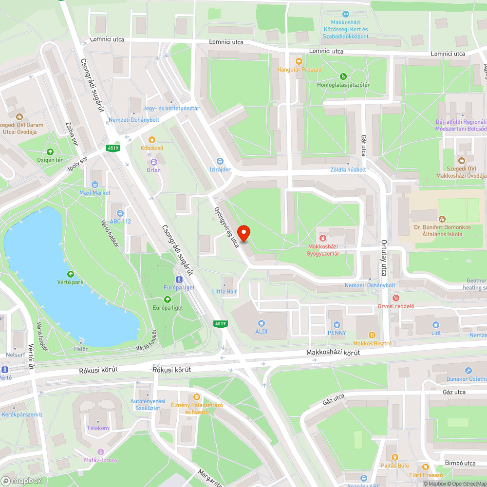 Illegálisan kihelyezett hulladék - Gyöngyvirág utca 9. bejelentés helye