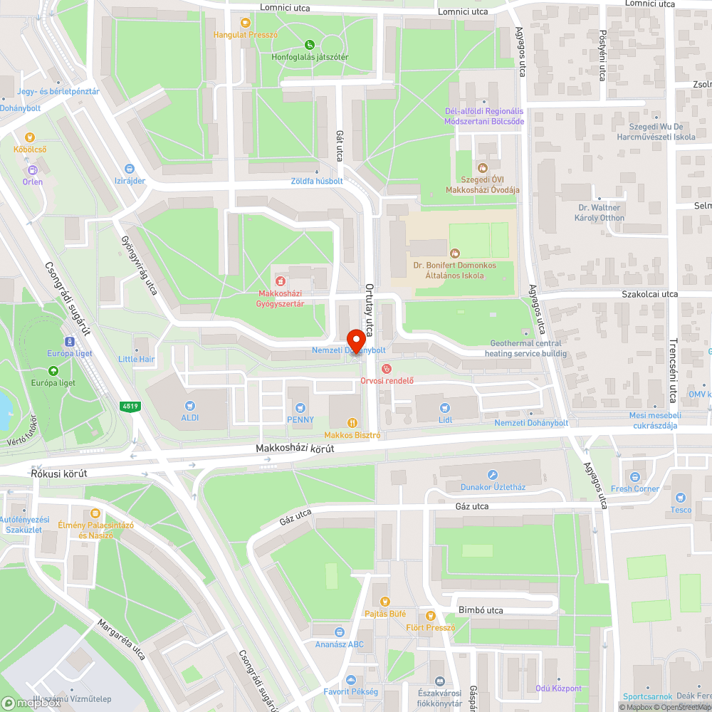 Üres táblakeret - Gyöngyvirág utca és Ortutay utca sakrán bejelentés helye