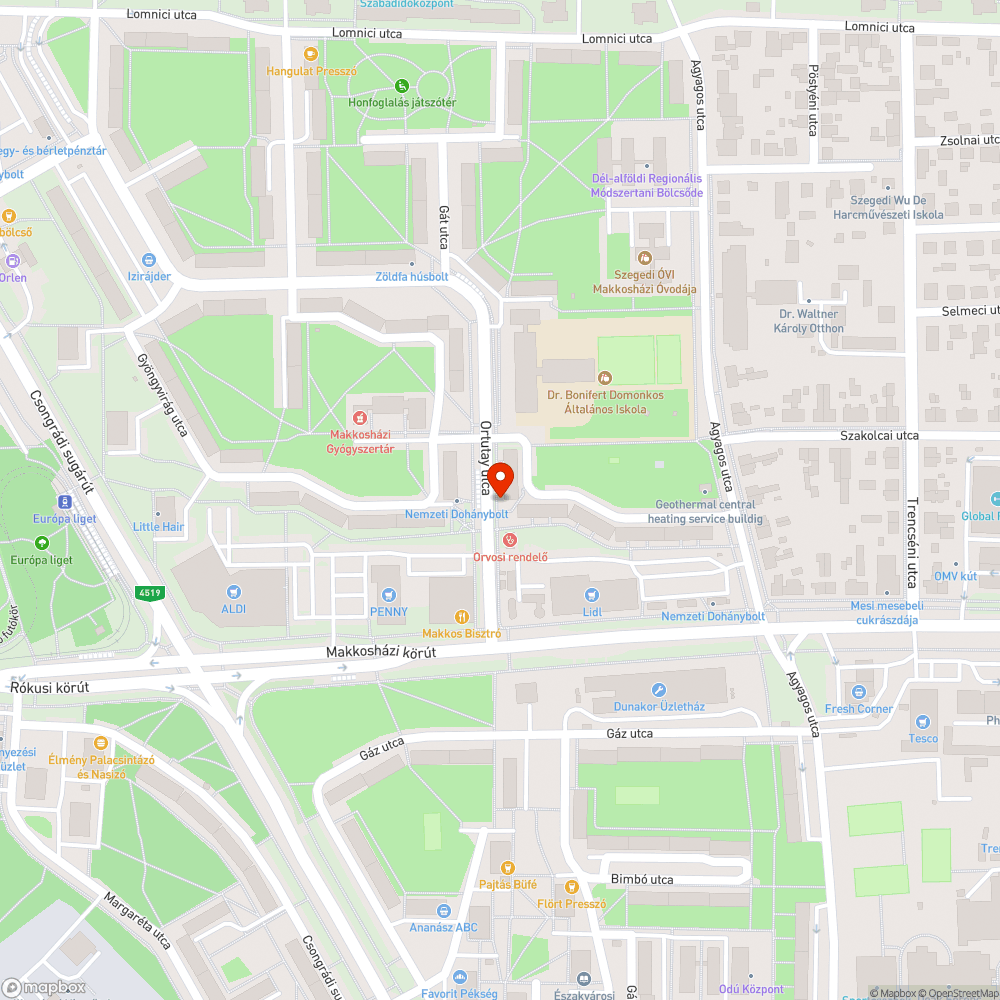 Olvashatatlan tábla - Ortutay utca, dohánybolt előtt bejelentés helye