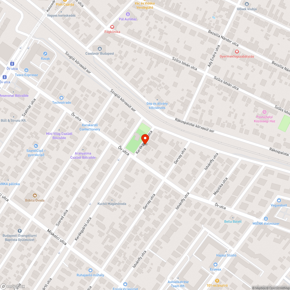 Kerékgyártó úti játszótér mászóvár hiba bejelentés helye