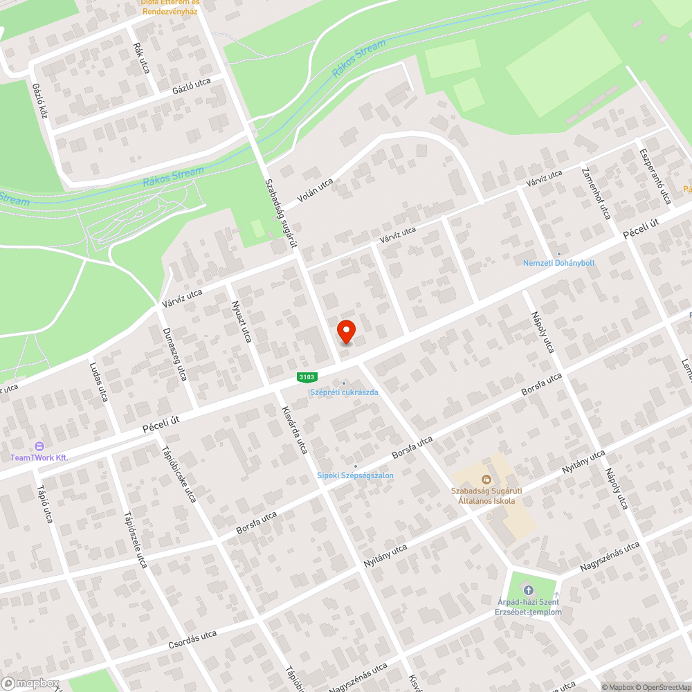 Balesetveszélyes lépcső bejelentés helye