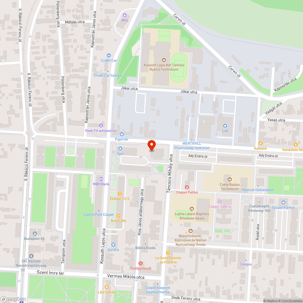 Elhagyott, rendszám nélküli autó bejelentés helye