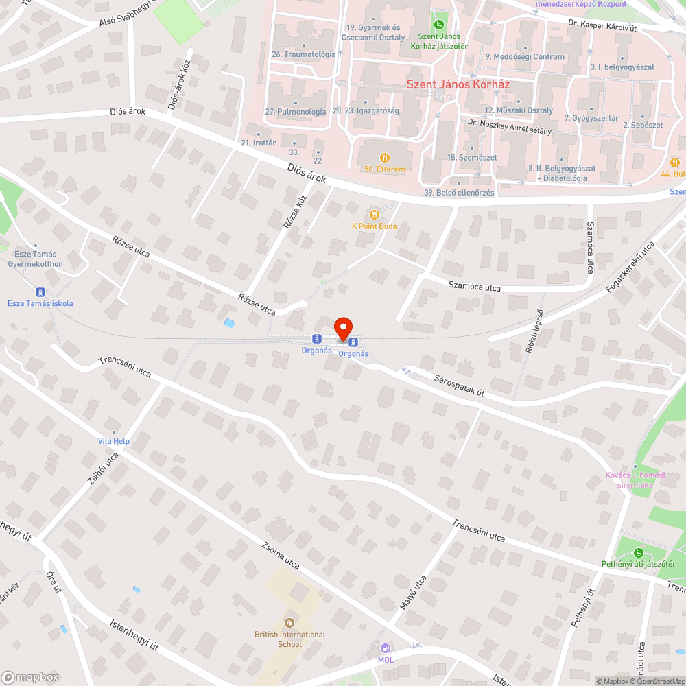 Szétesett kuka bejelentés helye