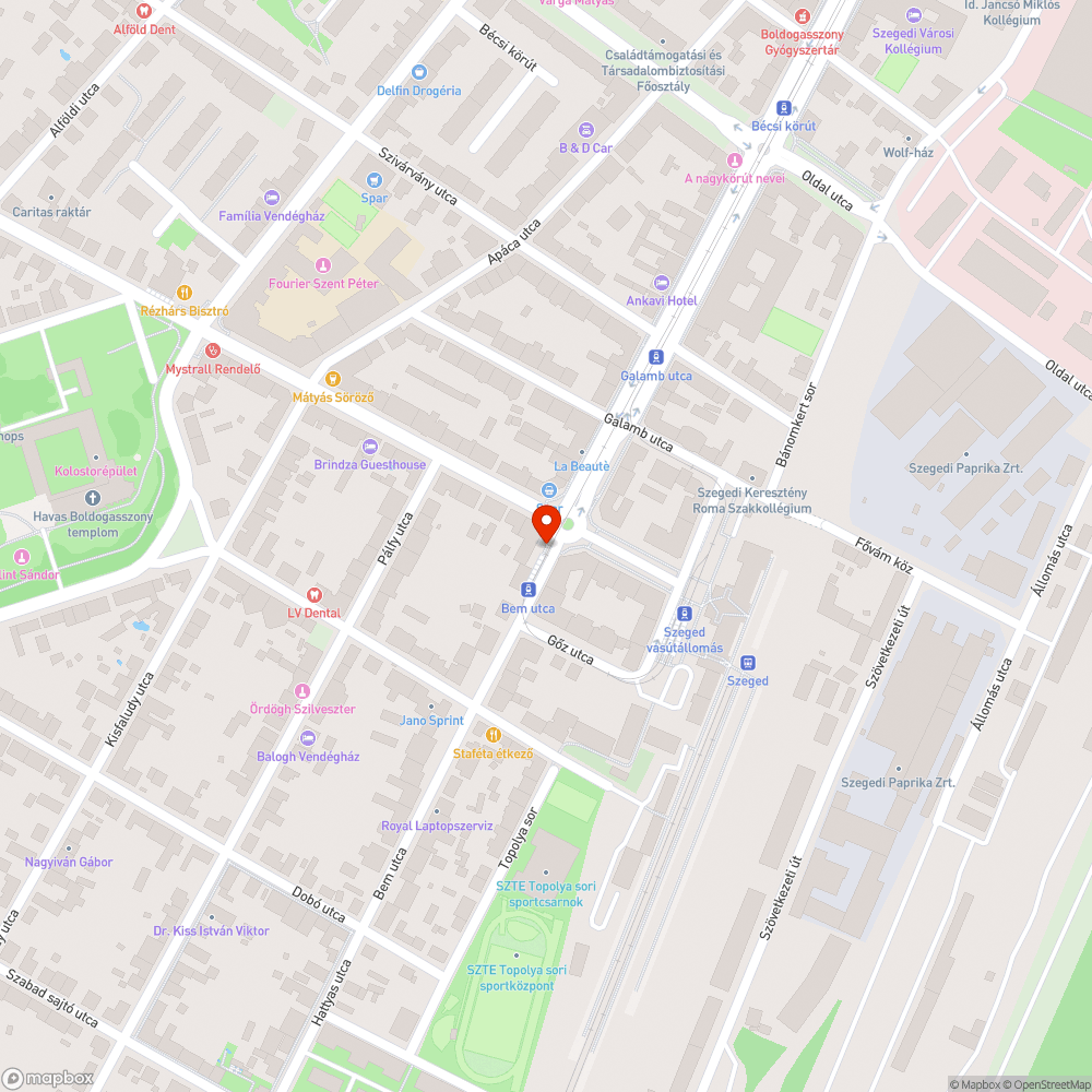 Felesleges, rozoga korlátsor bejelentés helye