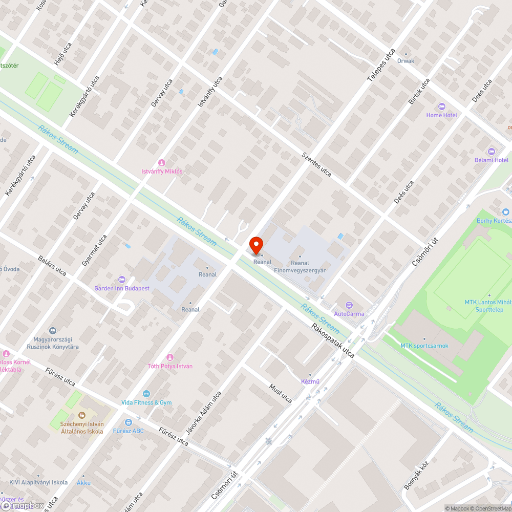 Elhagyott jármű bejelentés helye