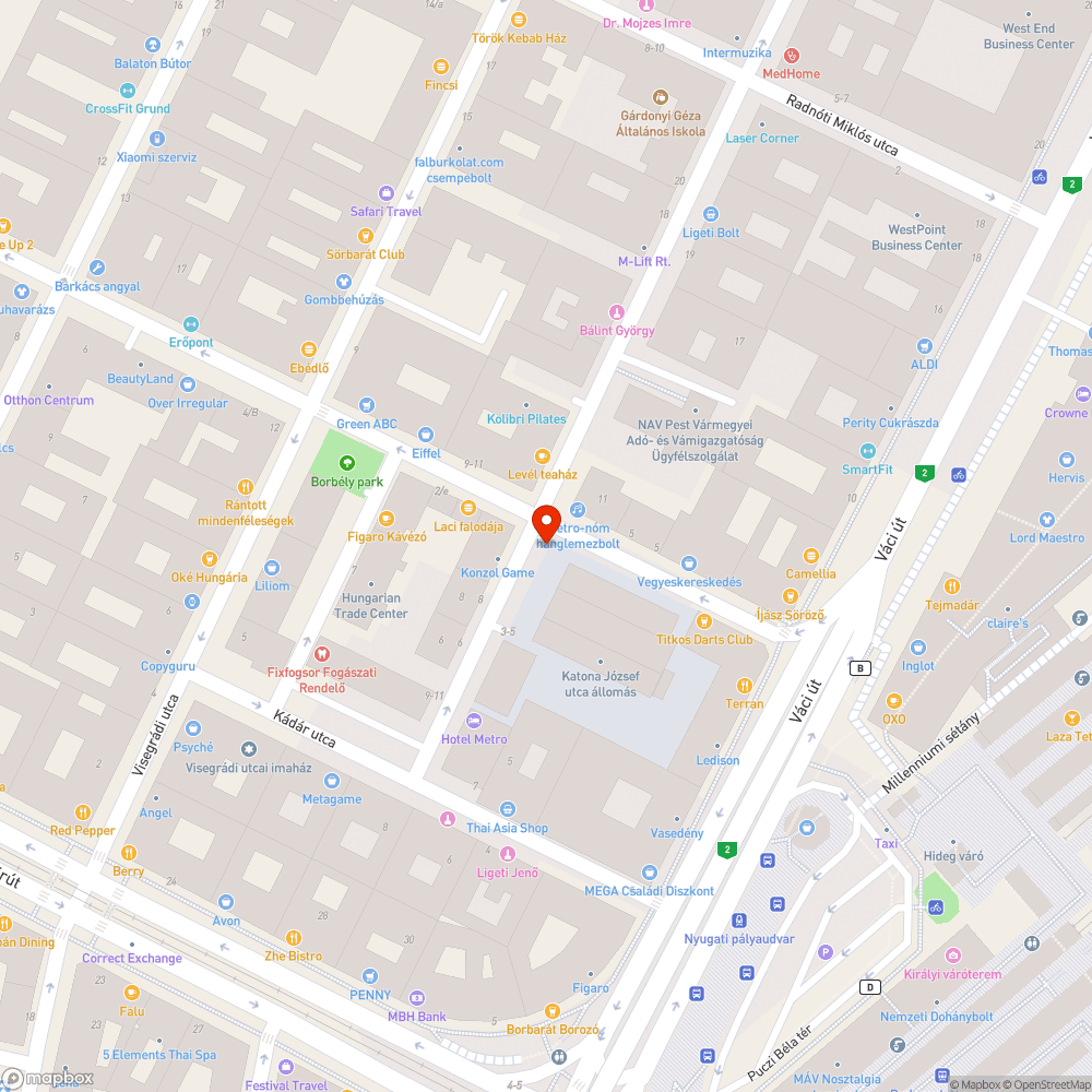 Feltört balesetveszélyes járdaszakasz bejelentés helye