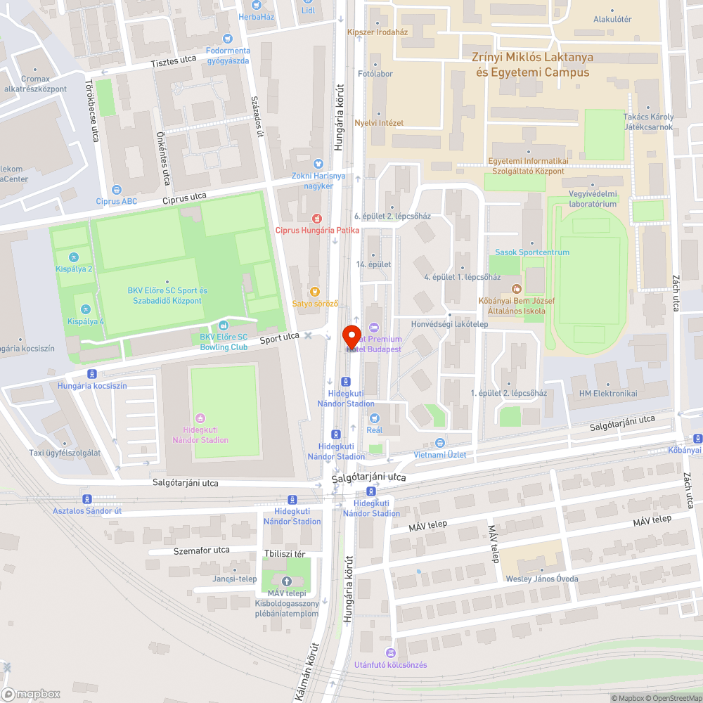 Elszáradt fa (?) bejelentés helye