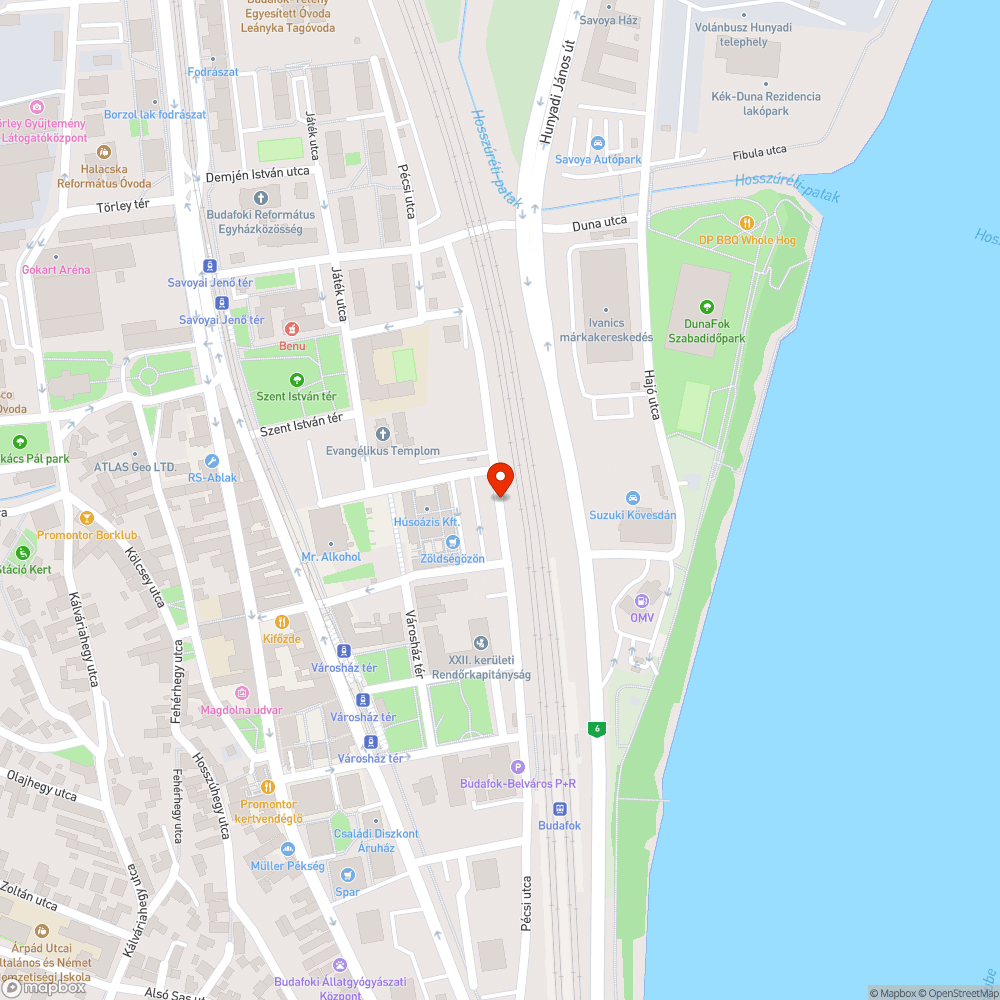 Budafok vasutállomás - graffiti bejelentés helye