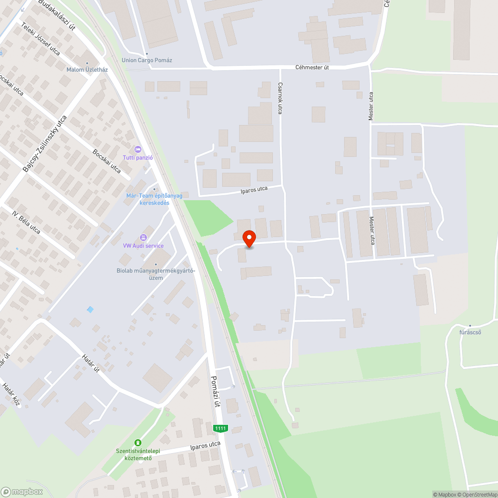 Elhagyott futómű bejelentés helye