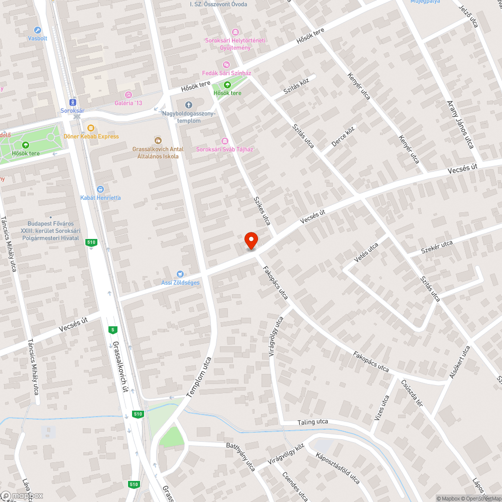 Kidöntött tábla bejelentés helye