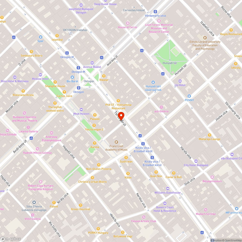 Hiányzó pollerek (Teréz krt 6.) bejelentés helye