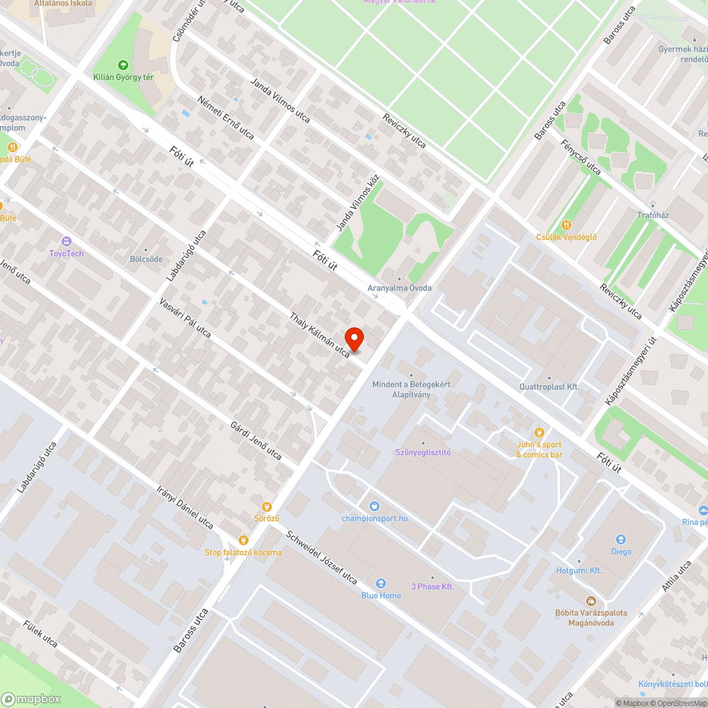 Hiányzó utcanévtáblák bejelentés helye