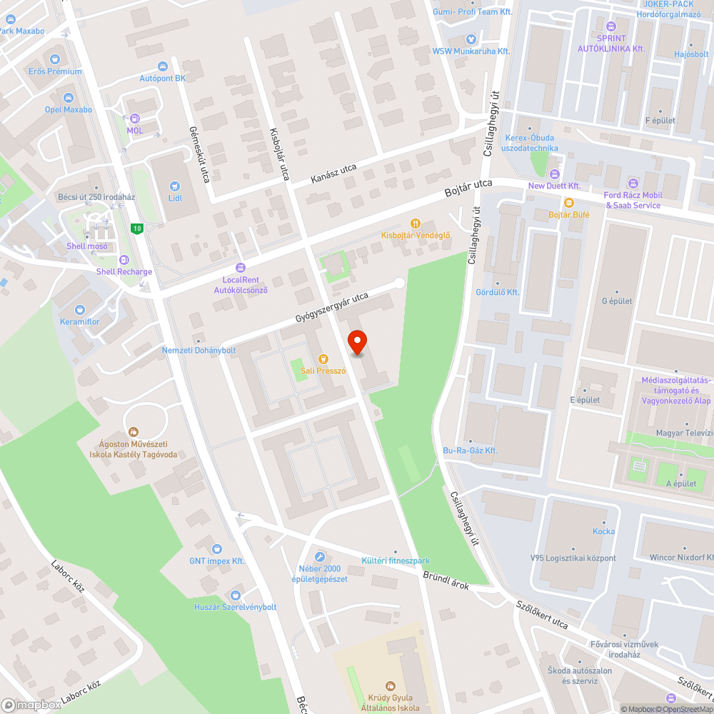 Letört faág bejelentés helye