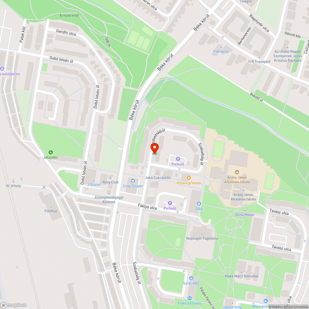 leesett oszlopajtó bejelentés helye