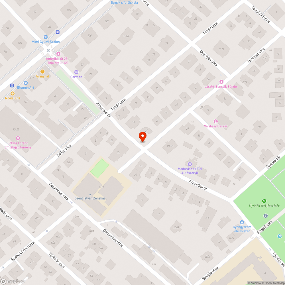 Láthatatlan táblák bejelentés helye