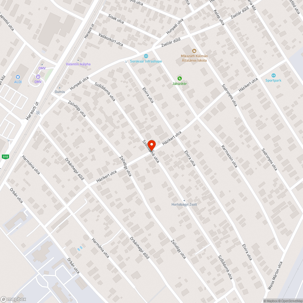 Eltűnt közlekedési táblák Orbánhegyen bejelentés helye