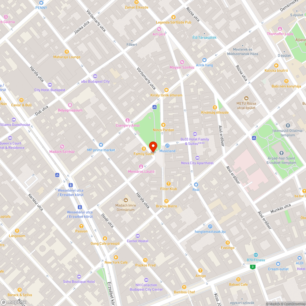 Kátyúk, hiányzó macskakövek bejelentés helye