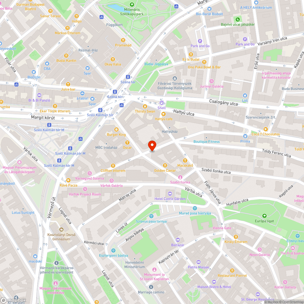 Megdőlt tábla bejelentés helye