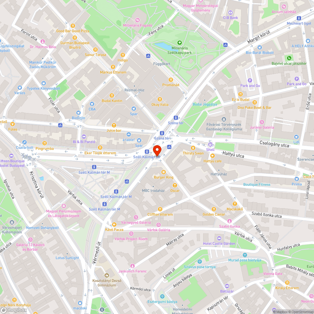 Megdőlt poller bejelentés helye