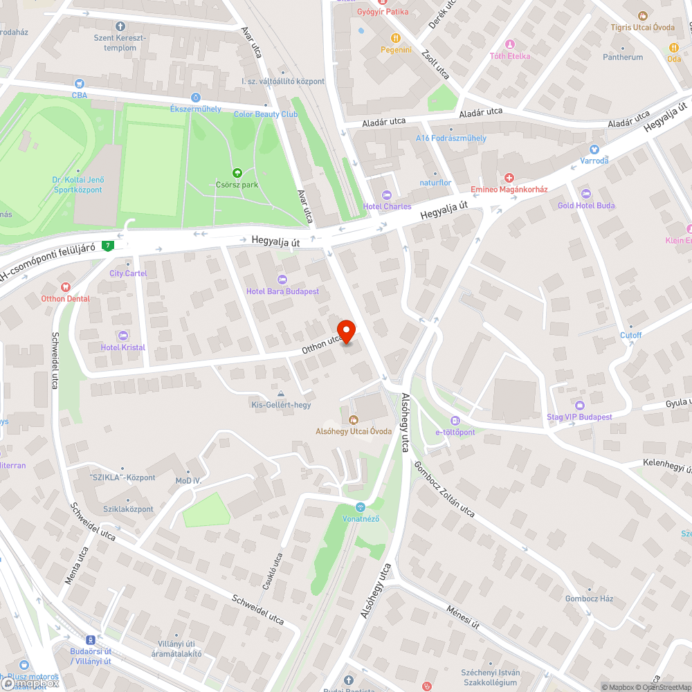 Hibás utcanévtábla bejelentés helye