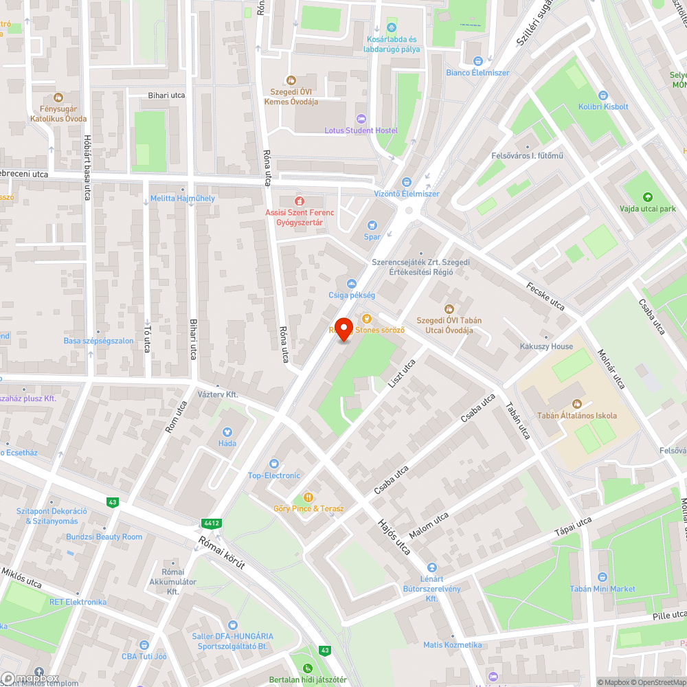 Kivágott fa - Szilléri sgt. 21. bejelentés helye