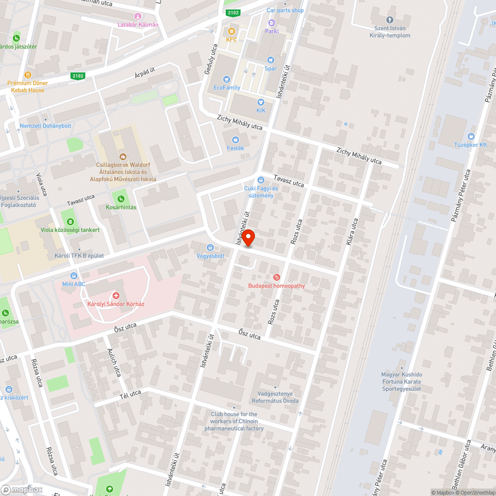 Elhagyott jármű bejelentés helye