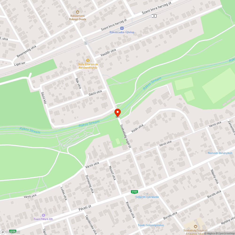 Illegális zöldterületi parkolás bejelentés helye